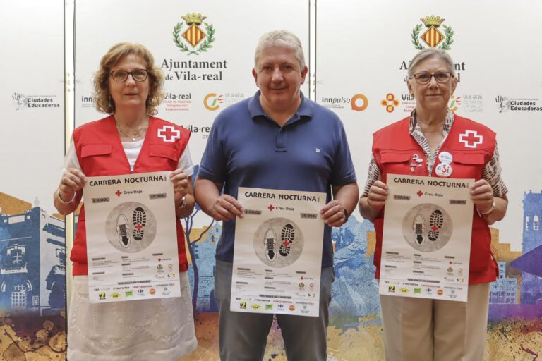 Creu Roja a Vila-real ultima la seua 5K solidària nocturna en el Termet 