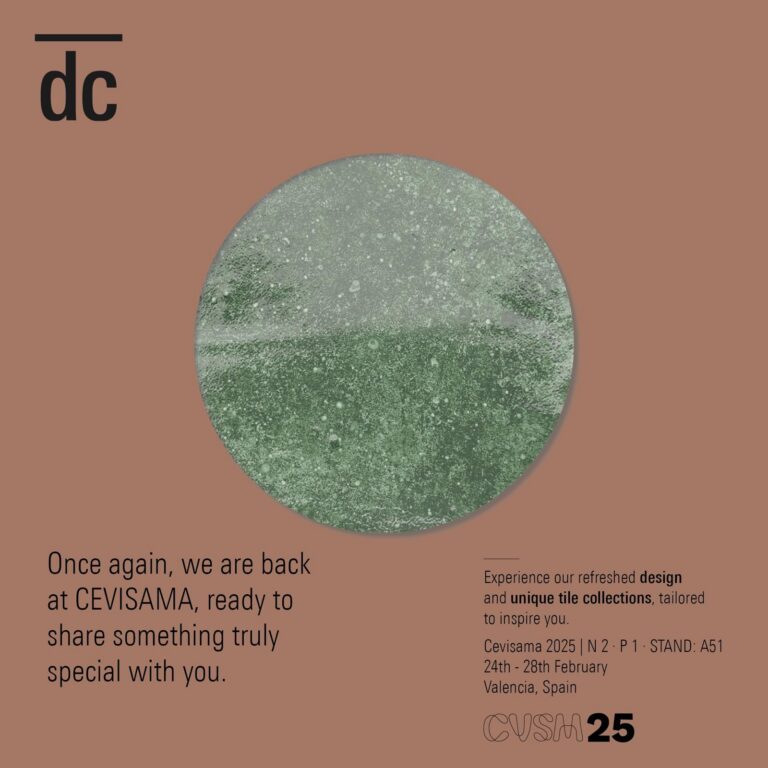 Decocer, ceràmica artesanal i matèrica de vanguardia en Cevisama