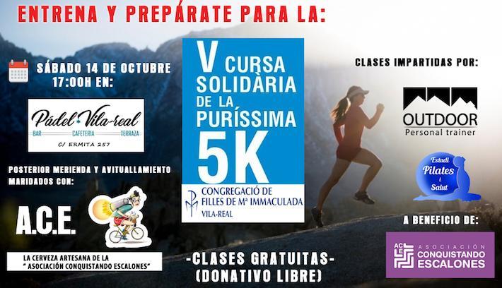 S'obrin les inscripcions per a participar en la 'V Cursa Solidària de la ‘Puríssima’ 