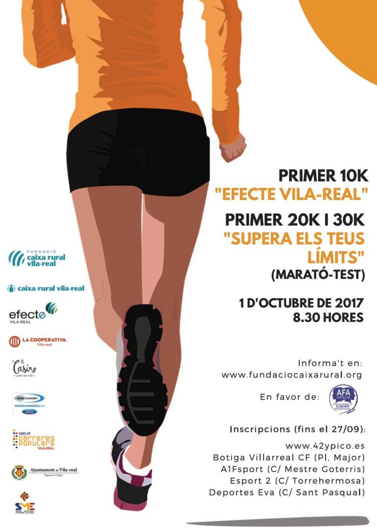Fundació Caixa Rural organitza ‘Supera els teus límits' amb proves 10K, 20K i 30K