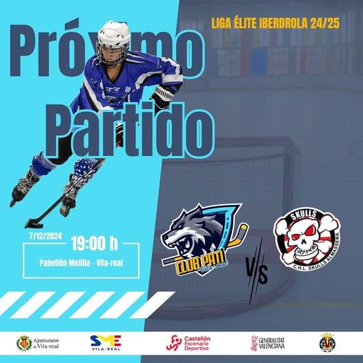 El Club Patí Vila-real es prepara per a un emocionant dol en la Lliga Elit Iberdrola