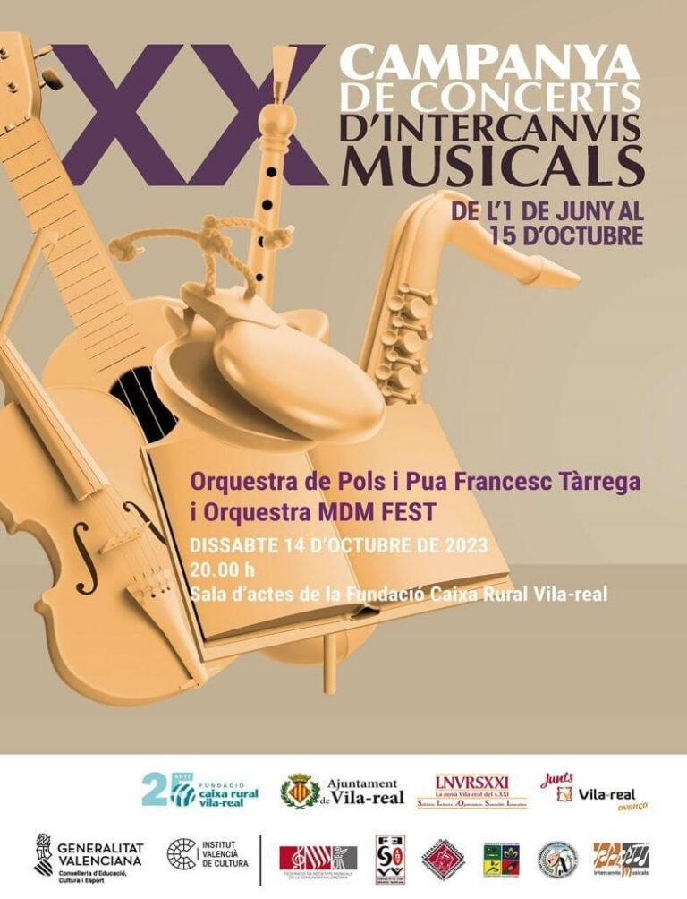 Gaudeix de l’orquestra Francesc Tàrrega i MDM Fest aquest dissabte a Vila-real