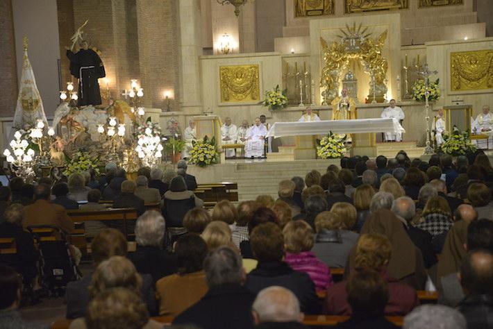 El bisbe de la Diócesi de Sogorb-Castelló oficia una missa pel Centenari del Patronatge