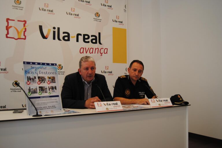 La Policia Local avisa a 75 persones en la campanya de seguretat viària per a bicis i vianants durant dos setmanes