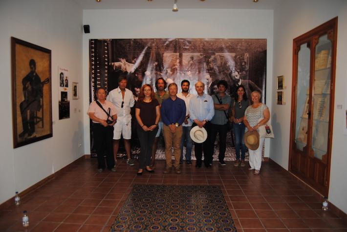 Els membres del Jurat del Certamen Internacional de Guitarra Francisco Tárrega visiten la Casa de Polo