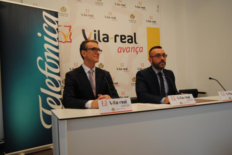 Telefónica i Vila-real signen un conveni per a promoure la innovació i la modernització dels serveis públics