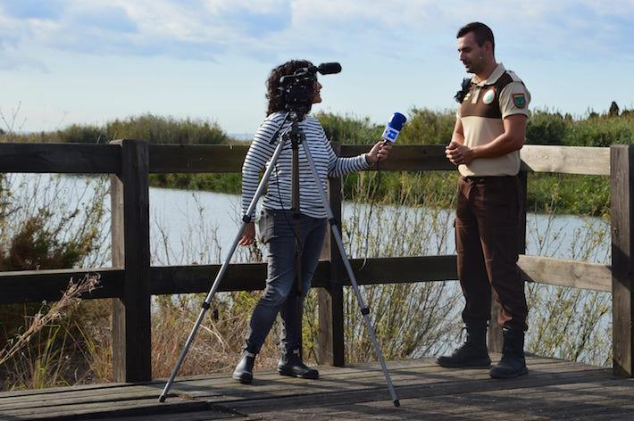 La plataforma de notícies sobre medi ambient de l'Agència EFE visita la desembocadura del Millars