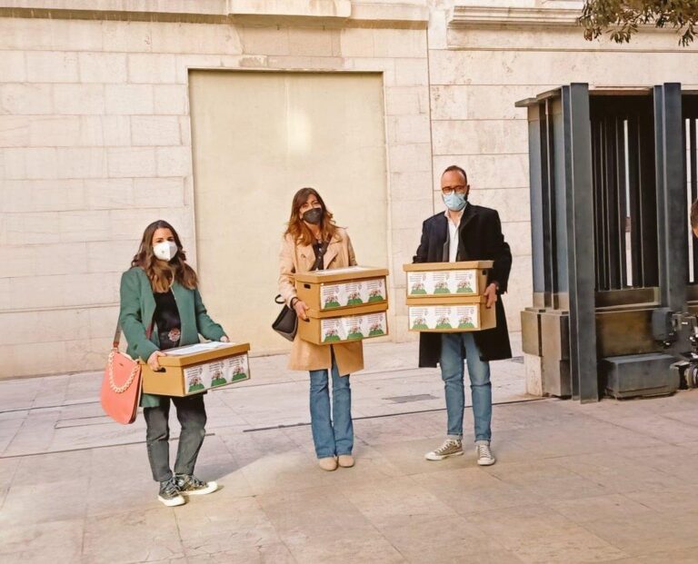 La ILP pionera que aconsegueix portar els productes del període a les Corts Valencianes