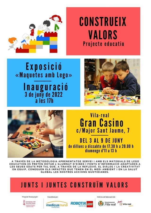 L’exposició educativa ‘Construeix valors’ arriba demà al Gran Casino de Vila-real