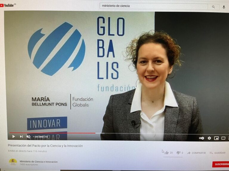 Globalis expressa el seu compromís a complir amb el Pacte per la Ciència i la Innovació i es posa a disposició del Ministeri