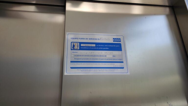 Compromís denuncia que l’ascensor de l’EPA “Antiga Panderola” segueix sense funcionar