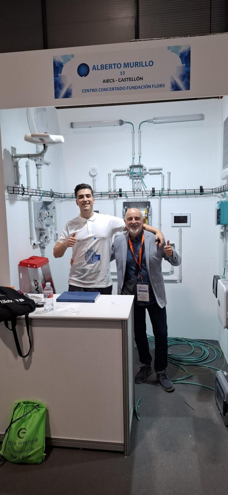 Alberto Murillo representa la seua província en el XVII Concurs Nacional de Joves Instal·ladors 2024 a Madrid i supera contratemps logístics