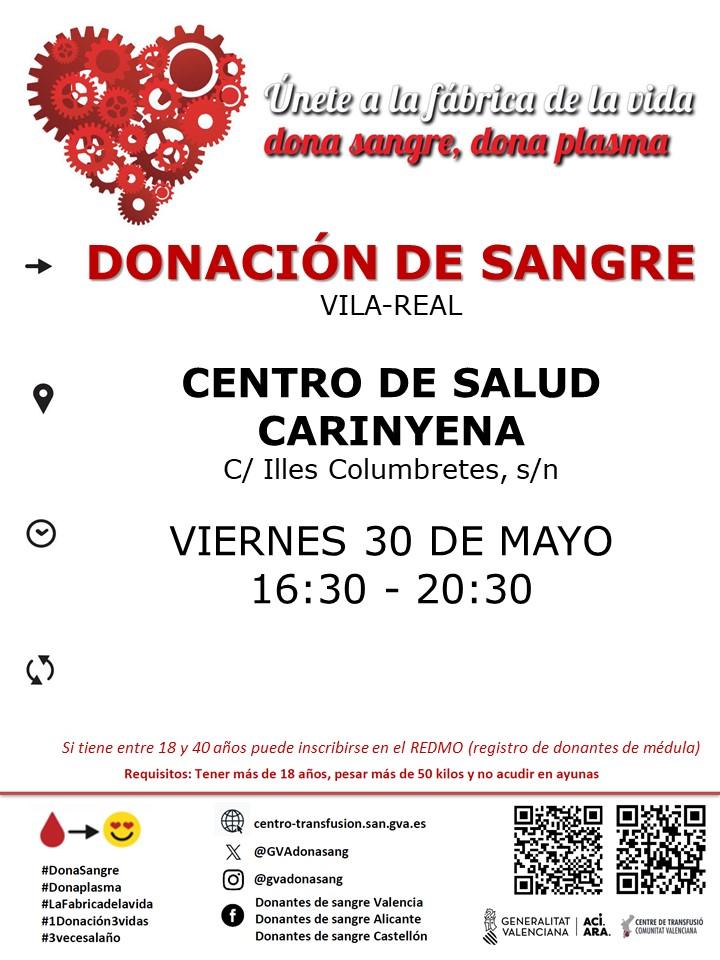 Nova jornada de donació de sang al Centre de Salut Carinyena