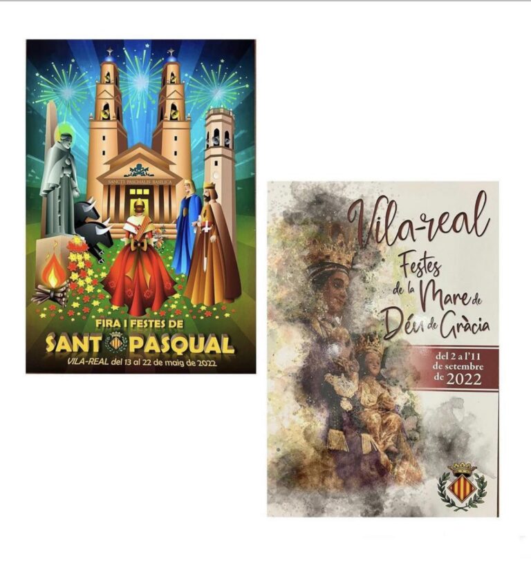 Vila-real ja té guanyadors del concurs de portades i cartells per a les festes 2022
