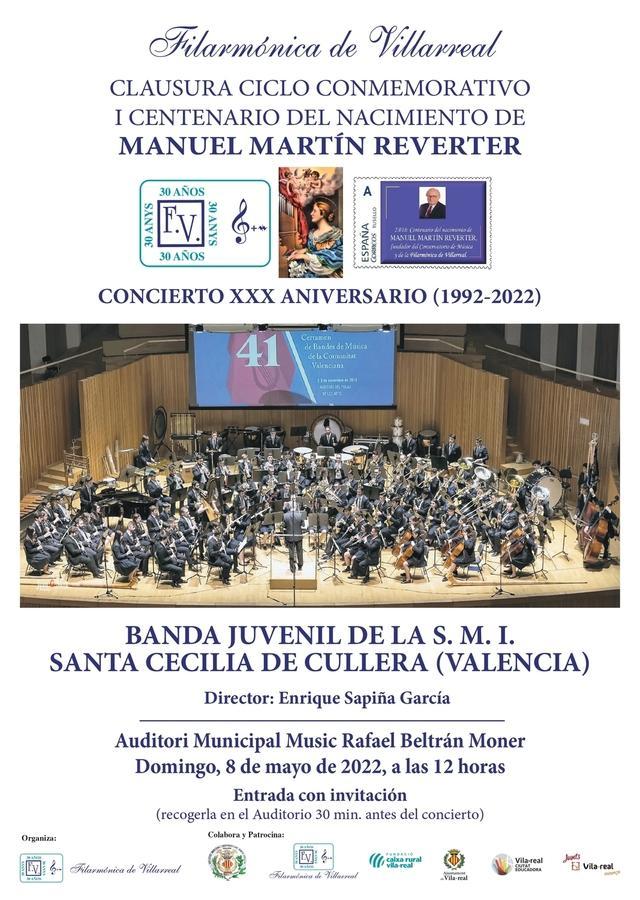 Aquest diumenge serà l’últim concert del Cicle en homenatge a Manuel Martín Reverter