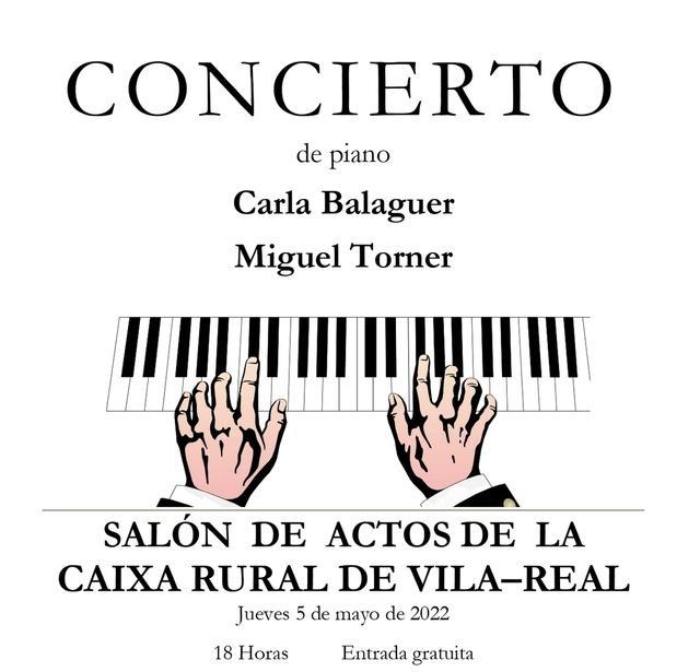 La vesprada d'aquest dijous els veïns de Vila-real podran gaudir d'un concert de piano