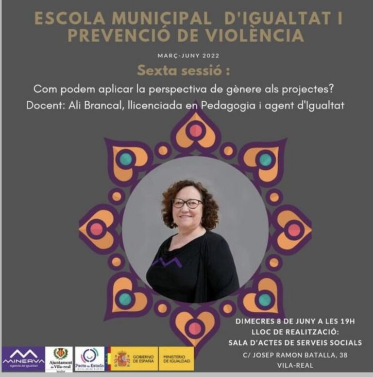 Vila-real fa un pas més per igualtat amb la sisena sessió de hui de l'Escola d'Igualtat