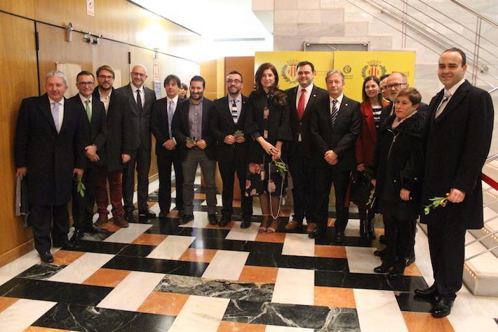 L'IES Francesc Tàrrega, Andrés Santos i Guillermo Rodríguez reben el Premi Poble 2018