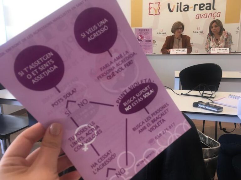 Un Punt Violeta recorrerà les principals zones d'oci en sant Pasqual per a garantir la seguretat de les dones