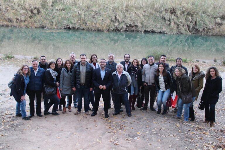 El dinar de Nadal de l'Ajuntament reuneix a Benlloch, Ochando i Gómez amb els mitjans en el Molí