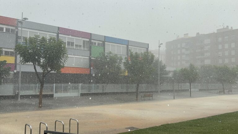 La pedregada a Vila-real, curta però amb molta intensitat