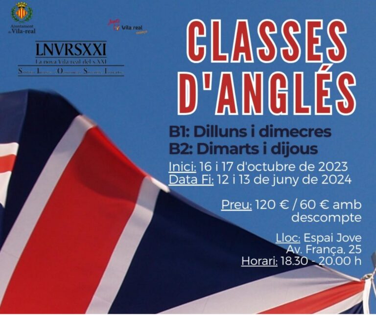 Obertes les inscripcions als cursos d’idiomes a Vila-real