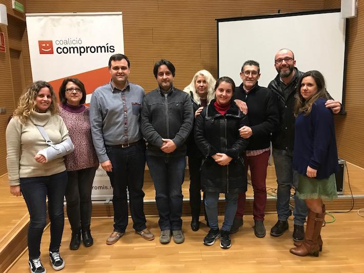 Compromís renova l’executiva i nomena Elies Casalta nou secretari local amb el 82% dels vots