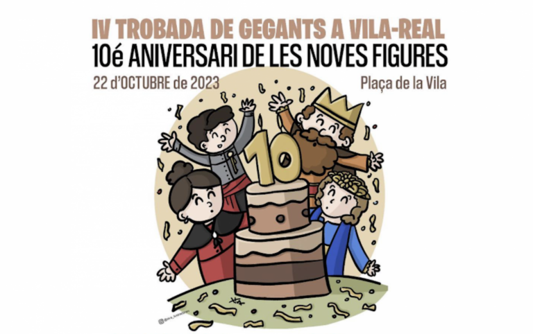La IV Trobada de Gegants a Vila-real se celebra el pròxim 22 d’octubre