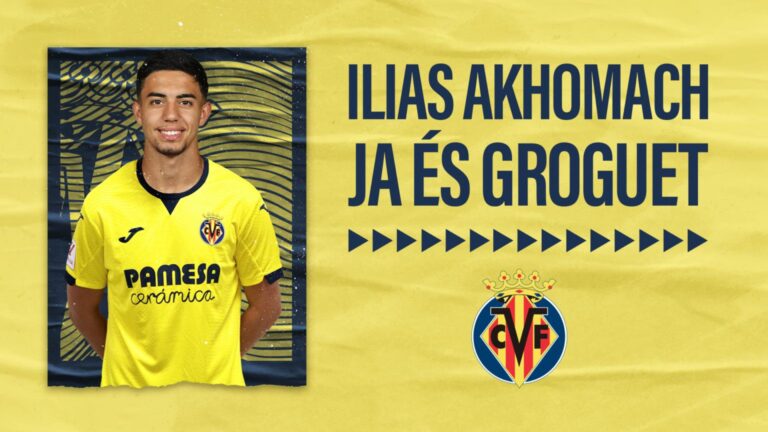 El jove extrem Ilias Akomach fitxa per quatre temporades amb el Villareal