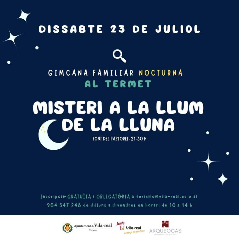 'Misteri a la llum de la lluna' arriba este dissabte 23 de juliol al Termet de Vila-real