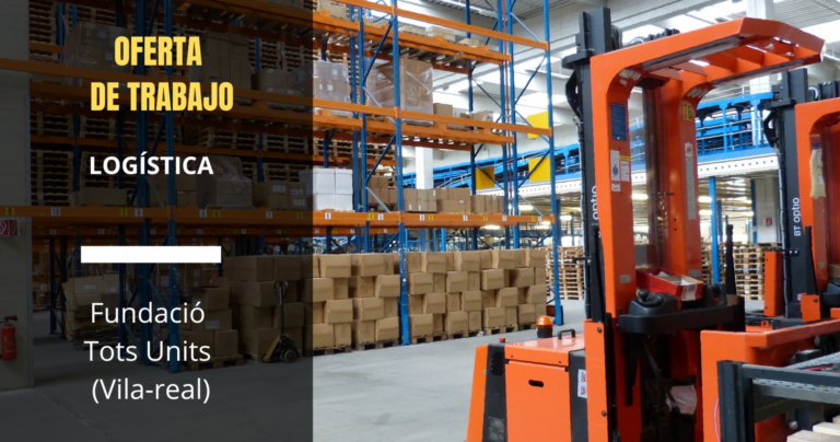 Nova oferta laboral a Vila-real en la ‘Fundació Tots Units’