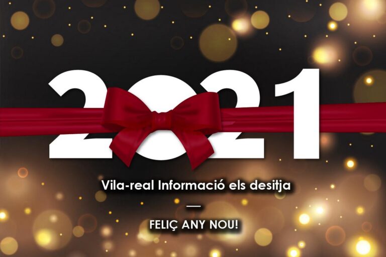 Que 2021 ens porte molta salut, il·lusió i esperança. Feliç any nou!