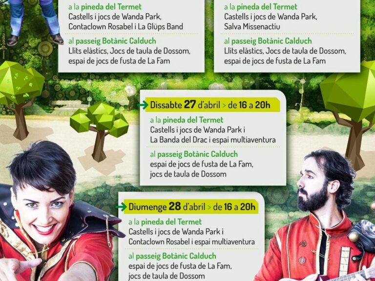 El programa pilot ‘Pasqua a l’ermita' porta dos caps de setmana d'activitats, animació i multiaventura al Termet 