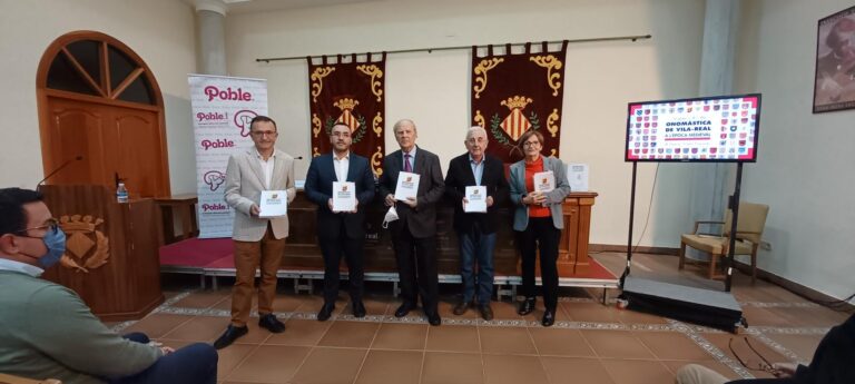Vila-real rep la presentació del llibre 'Onomàstica de Vila-real a l'època medieval'