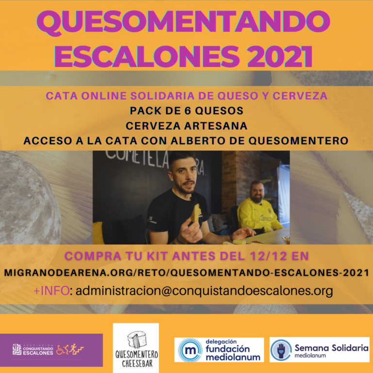 'Conquistando Escalones' i Quesomentero es tornen a unir en un tast solidari