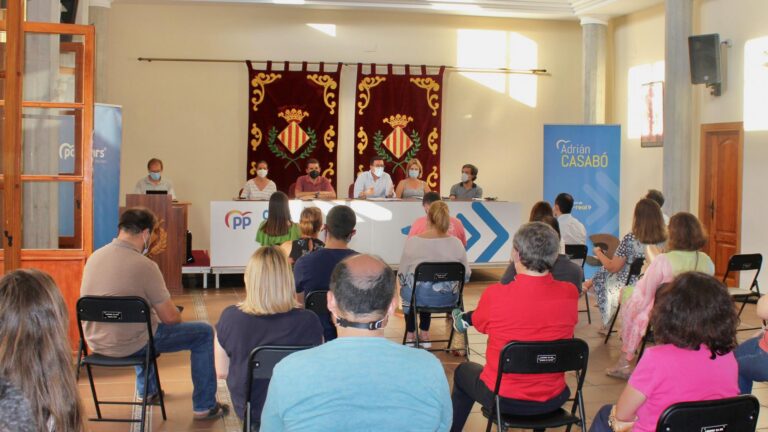 Casabó presideix el seu primer Comité Executiu com a president del PP de Vila-real