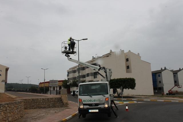 Vila-real desplega la tecnologia led en l'enllumenat del carrer de Josep Ramon Batalla