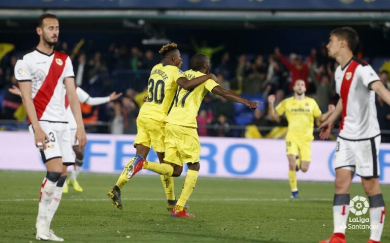 Dos gols en dos minuts de Ekambi davant el Rayo allunyen al Villarreal dels llocs de descens (3-1)