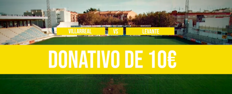 Participa en la Grada Solidària del Villarreal i ajuda a l’associació Aludme