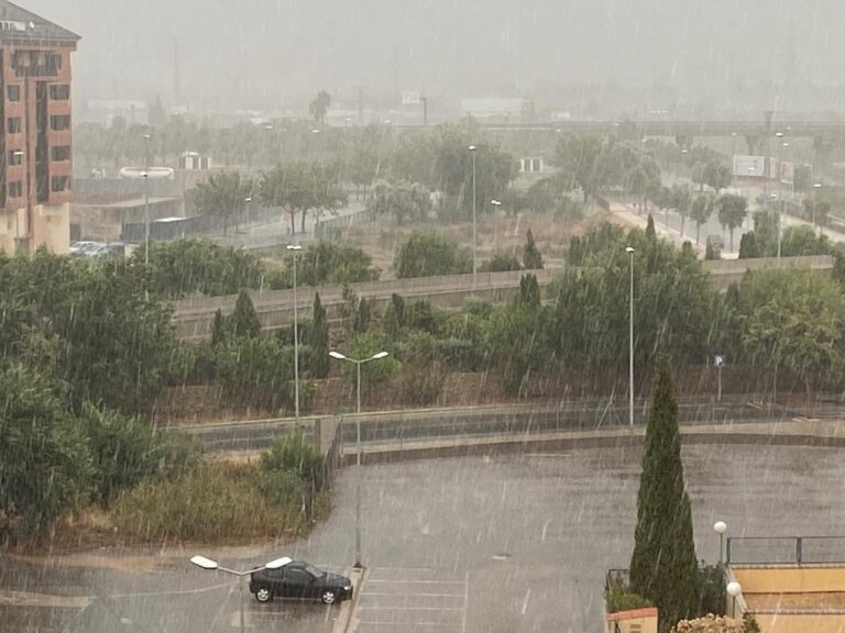 Vila-real arriba als 6 litres per metre quadrat en l’última hora