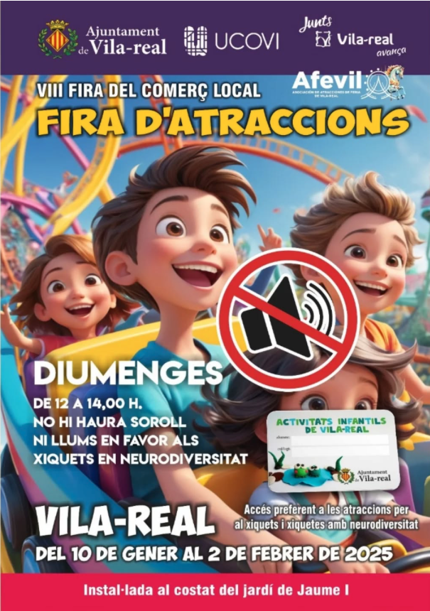 La VIII Fira del Comerç Local adapta els seus horaris per a xiquets neurodivergents