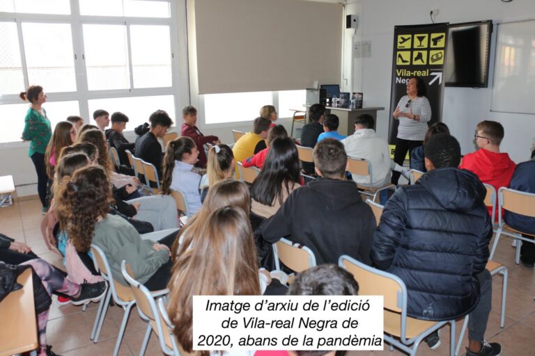 Vila-real Negra torna en format online: Alumnat de Santa Maria, Flors i Bisbe Pont coneixerà a tres autors de nivell