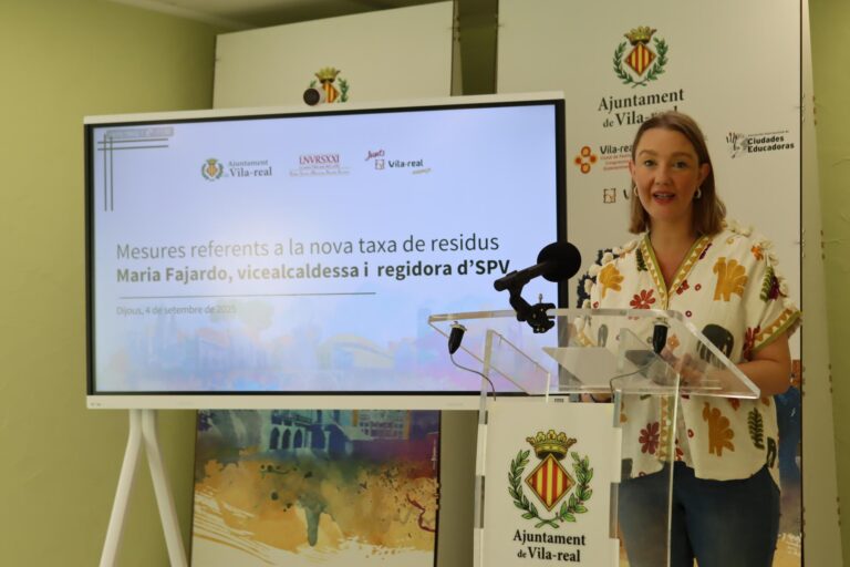 Vila-real avalua mesures per a bonificar la taxa de residus i fer-la més justa