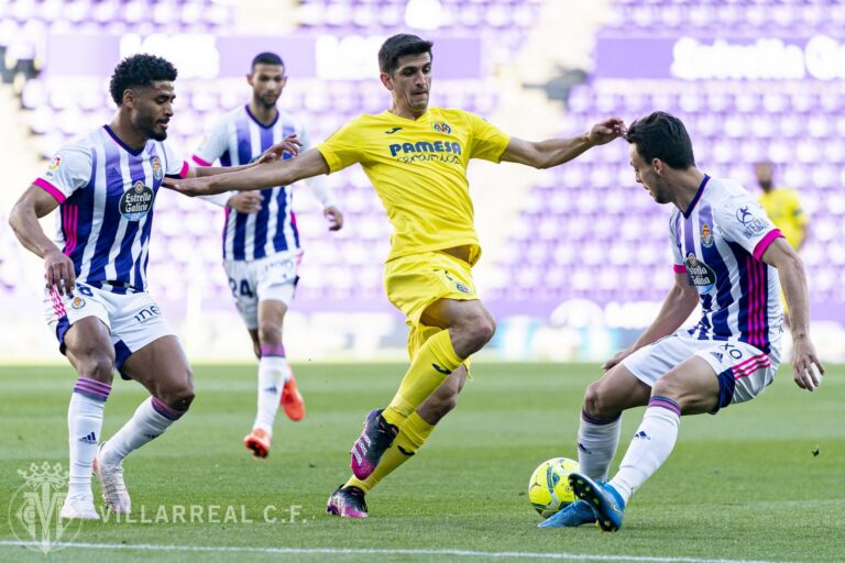 Un Villarreal molt pràctic arranca la victòria del camp del Valladolid (0-2)