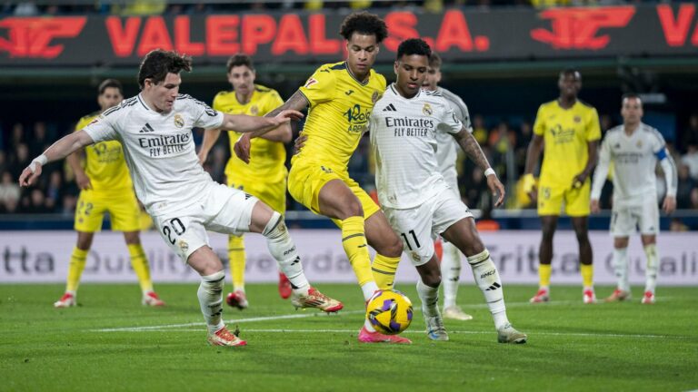 Un Real Madrid més precís en l’àrea contrària ix victoriós del camp d’un combatiu Villarreal (1-2)