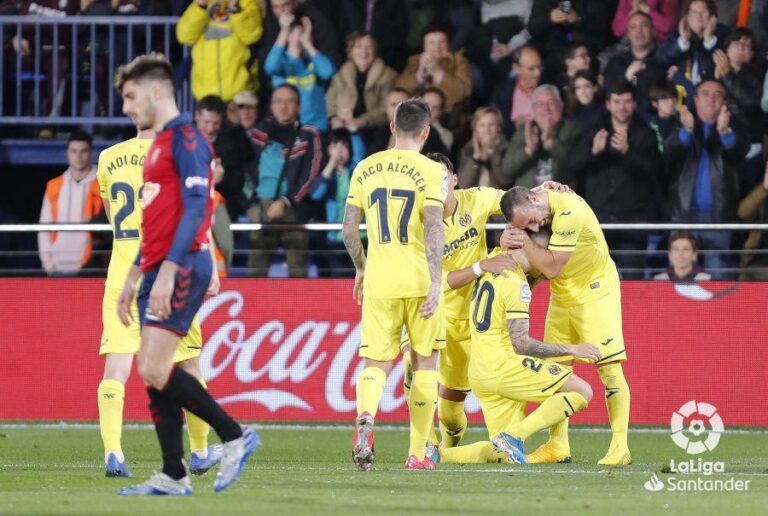 Paco Alcácer s’estrena amb el Villarreal amb un gol i tres punts d’or davant Osasuna en La Ceràmica (3-1)