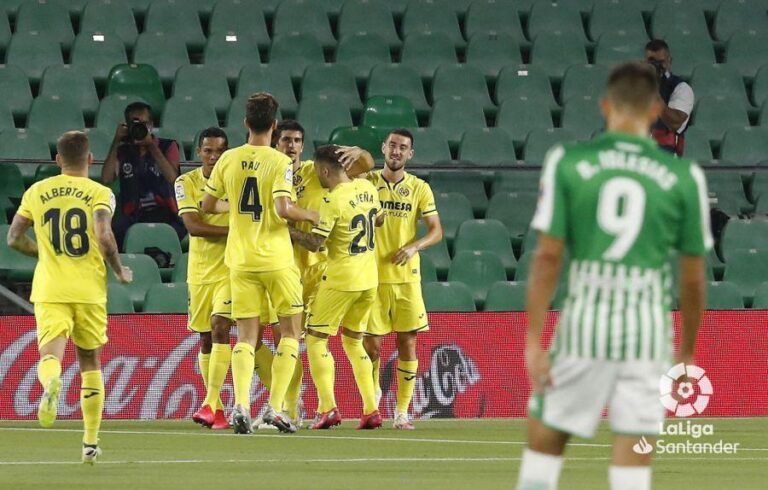 Un efectiu i seriós Villarreal assalta el Villamarín amb doblet de Gerard Moreno (0-2)