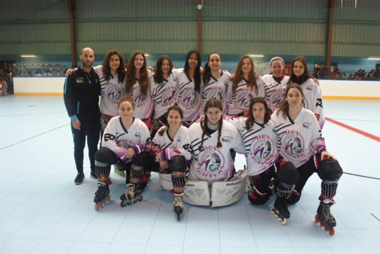 Figthers Vila-real es proclamen campiones de la Lliga Or femenina d’hoquei línia