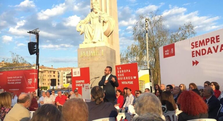 Benlloch valora l'oportunitat històrica de sintonia entre administracions i el canvi de 360º a Vila-real "si governem"