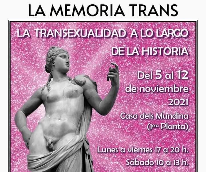 'La transsexualitat al llarg de la història' un cicle per defensar la memòria trans